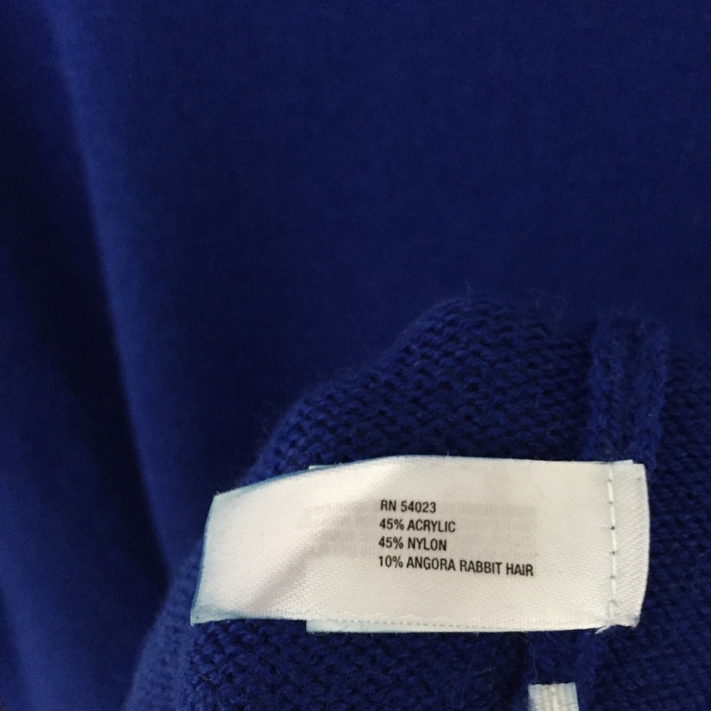 Gap Cobalt Sweater with Shoulder Buttons - Picture 5 of 5